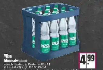 Edeka Vilsa Minerlwasser Angebot