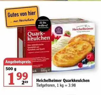 Globus Heichelheimer Quarkkeulchen Angebot