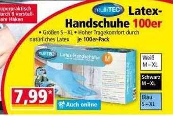 Norma Multitec Latex-handschuhe 100er Angebot