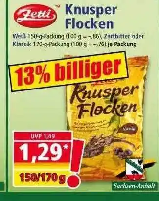 Norma Knusper Flocken Angebot