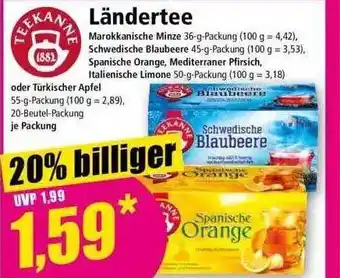 Norma Ländertee Angebot