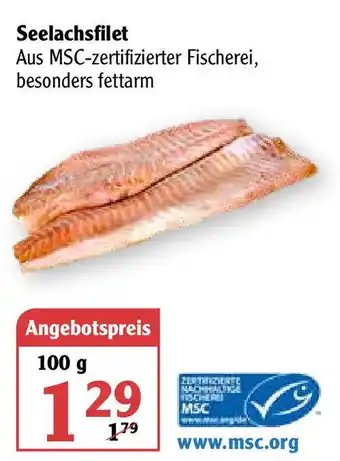 Globus Seelachsfilet 100 Angebot