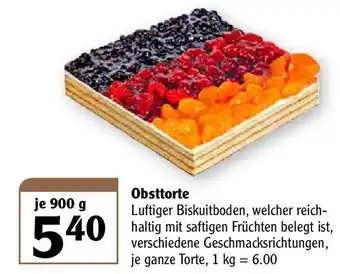 Globus Obsttorte 900g Angebot