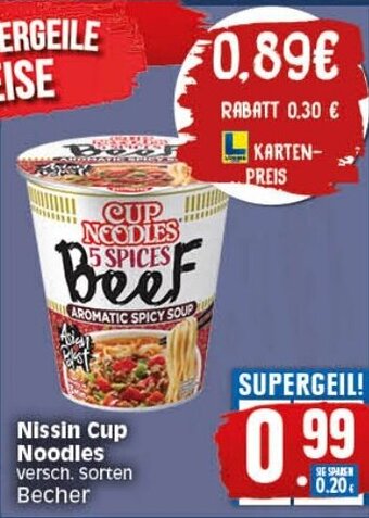 Elli Markt Nissin Cup Noodles Angebot