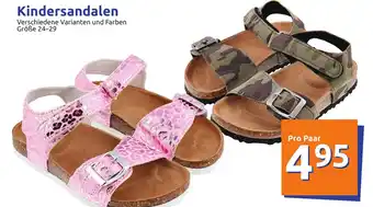 Action Kindersandalen Größe 24-29 Angebot