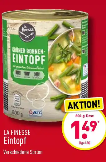 Aldi Nord La Finesse Eintopf 800 g Angebot