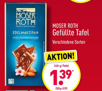 Aldi Nord Moser Roth Gefüllte Tafel 140 g Angebot