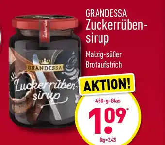 Aldi Nord Grandessa Zuckerrübensirup 450 g Glas Angebot