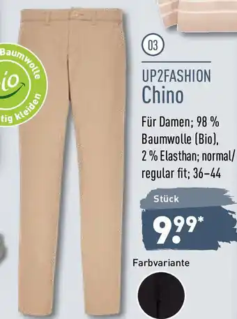 Aldi Nord Up2Fashion Chino Angebot