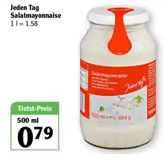 Globus Jeden Tag Salatmayonnaise 500ml Angebot