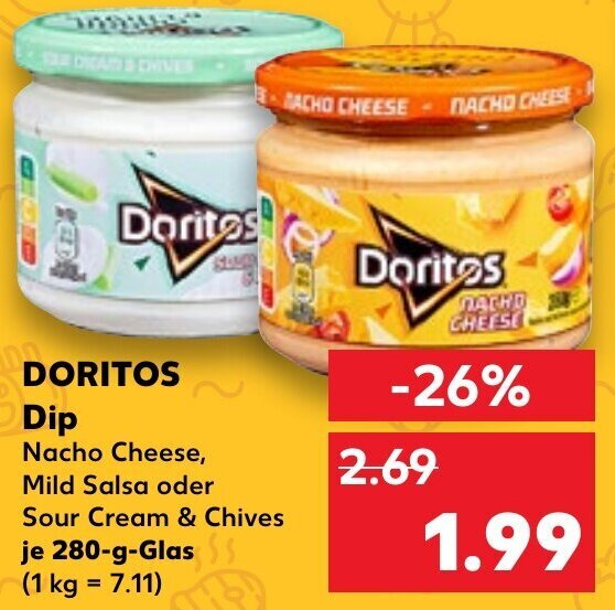 Doritos Dip 280g Glas Angebot bei Kaufland