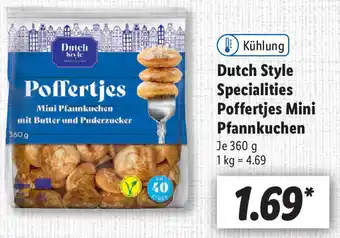 Lidl Dutch Style Specialities Poffertjes Mini Pfannkuchen 360 g Angebot