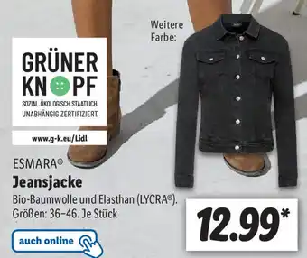 Lidl Esmara Jeansjacke Größen 36-46 Angebot