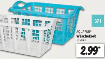 Lidl Aquapur Wäschekorb Angebot