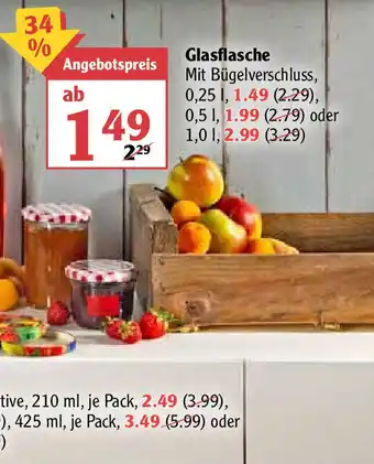 Globus Glasflasche Angebot