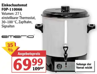 Globus Einkochautomat FOP-110066 Angebot