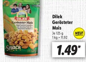 Lidl Dilek Gerösteter Mais 125 g Angebot