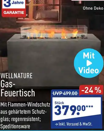 Aldi Nord Wellnature Gas Feuertisch Angebot