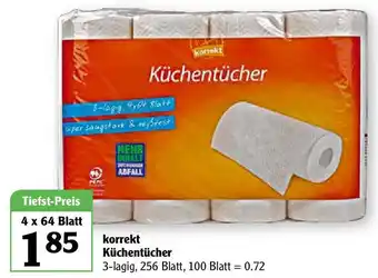 Globus korrekt Küchentücher Angebot