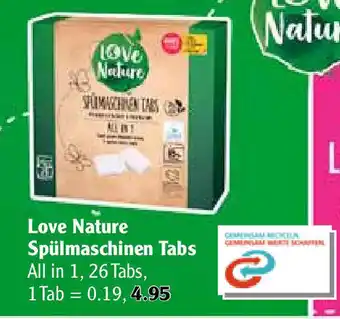 Globus Love Nature Spülmaschine Tabs Angebot