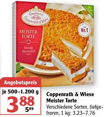 Globus Coppenrath & Wiese Meister Torte 500-1.200g Angebot