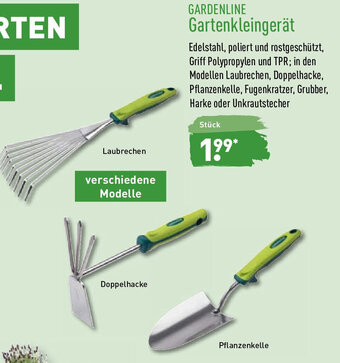 Aldi Nord Gardenline Gartenkleingerät Angebot