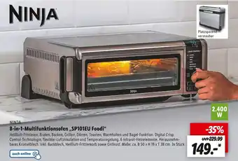 Lidl Ninja 8-in-1-multifunktionsofen „sp101eu foodi“ Angebot