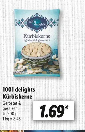 Lidl 1001 delights kürbiskerne Angebot