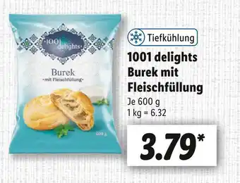 Lidl 1001 delights burek mit fleischfüllung Angebot