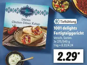 Lidl 1001 delights fertigteiggericht Angebot