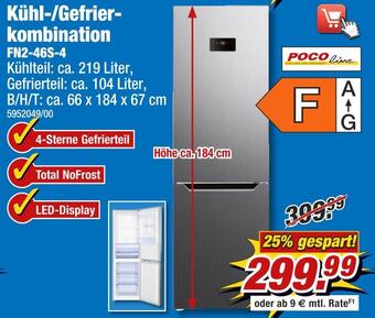 Poco Poco line kühl-/gefrierkombination Angebot
