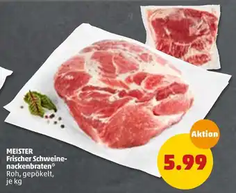 PENNY Meister frischer schweinenackenbraten Angebot