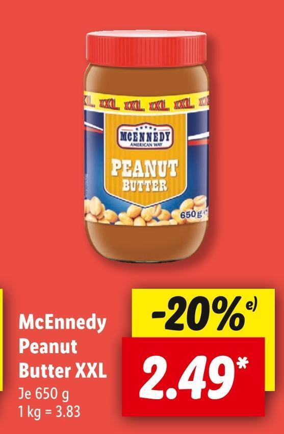 Mcennedy peanut butter xxl Angebot bei Lidl