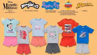 PENNY Minnie mouse, miraculous, peppa pig, fireman sam oder spiderman shorty-pyjama Angebot