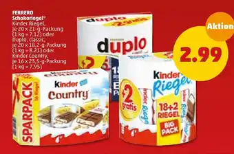 PENNY Kinder, duplo schokoriegel Angebot