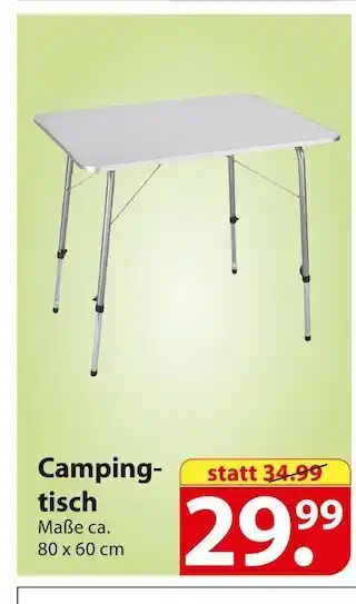 Famila Nord Ost Campingtisch Angebot