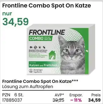 REWE Frontline combo spot on katze Angebot