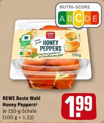 REWE Rewe beste wahl honey peppers Angebot