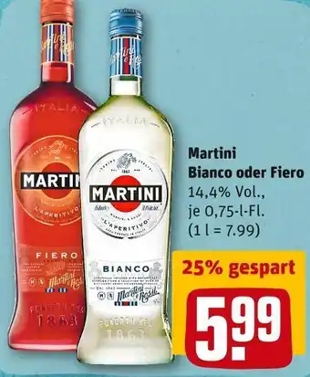 REWE Martini aperitif Angebot