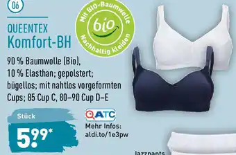 Aldi Nord Queentex Komfort BH Angebot