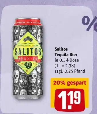 REWE Salitos tequila bier Angebot