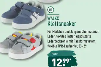 Aldi Nord Walkx Klettsneaker Angebot