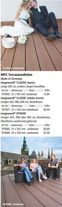 Holz Possling Megawood wpc terrassendielen Angebot