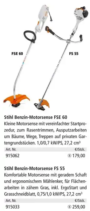 Holz Possling Stihl benzin-motorsense Angebot