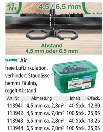 Holz Possling Spax terrassenträger Angebot