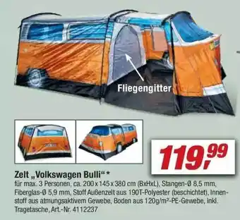 toom Baumarkt Zelt Volkswagen Bulli Angebot