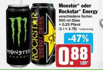 Hit Monster Oder Rockstar Energy Angebot