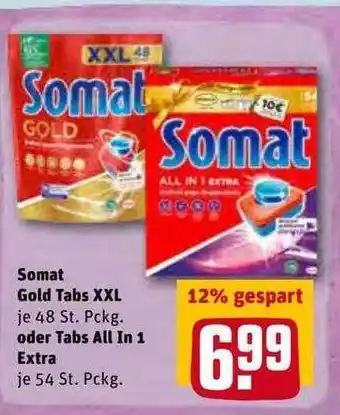 REWE Somat Gold Tabs Xxl Oder Tabs All In 1 Extra Angebot