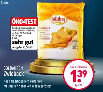 Aldi Nord Goldähren Zwieback Angebot