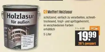 V Baumarkt Meffert Holzlasur Angebot